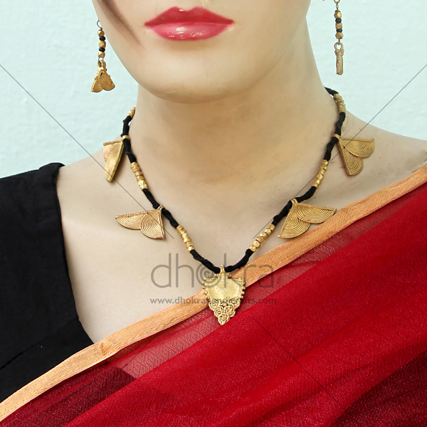 Dhokra Amaira Avanti Set | Dhokra Tribal Jewelry | Dhokra